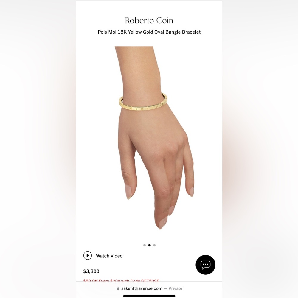 Roberto Coin bracelet